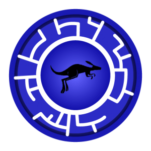 Blue Kangaroo Creature Power Disc