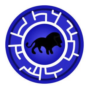 Blue Lion Creature Power Disc