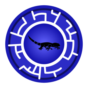 Blue Lizard Creature Power Disc