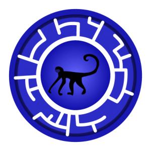 Blue Spider Monkey Creature Power Disc