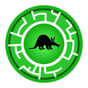 Green Aardvark Creature Power Disc