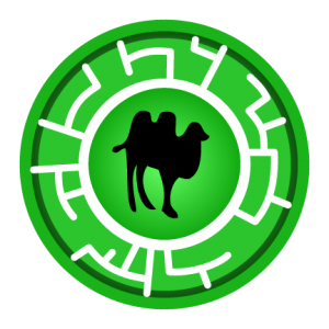 Green Bactrian Camel Creature Power Disc