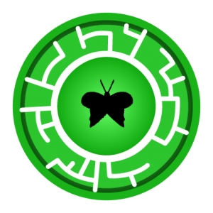 Green Butterfly Creature Power Disc