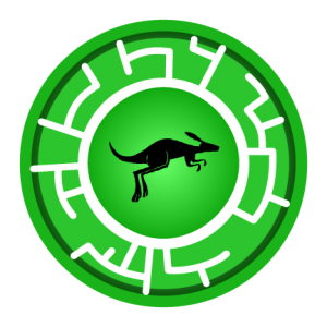 Green Kangaroo Creature Power Disc