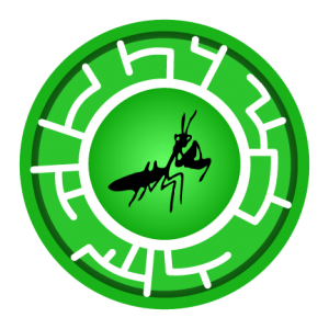 Green Praying Mantis Creature Power Disc