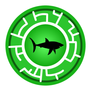 Green Shark Creature Power Disc