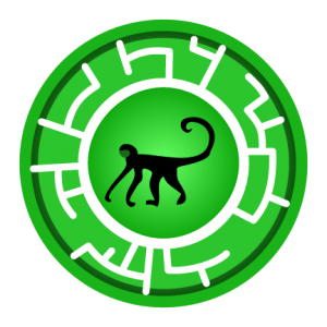 Green Spider Monkey Creature Power Disc