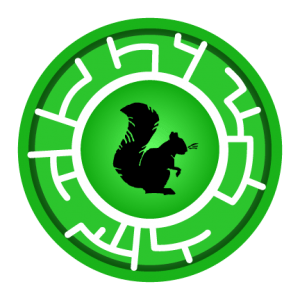 Green Squirrel Creature Power Disc