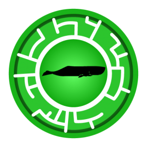Green Whale Creature Power Disc