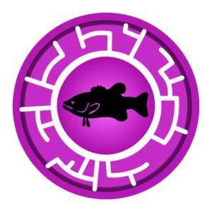 Purple Bass Creature Power Disc