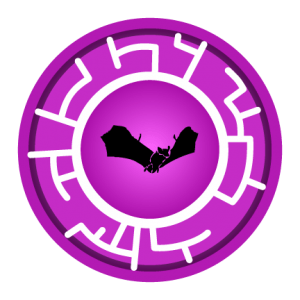 Purple Bat Creature Power Disc