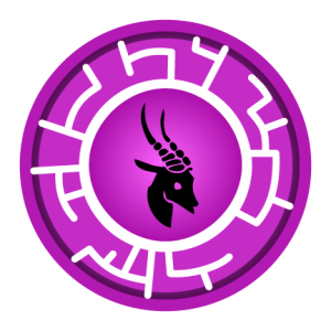 Purple Gazelle Creature Power Disc