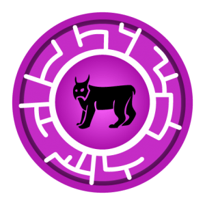 Purple Lynx Creature Power Disc