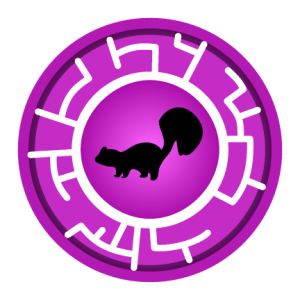 Purple Skunk Creature Power Disc