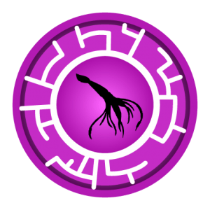 Purple Squid Creature Power Disc
