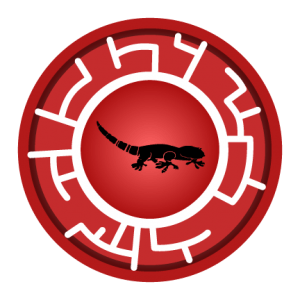 Red Lizard Creature Power Disc