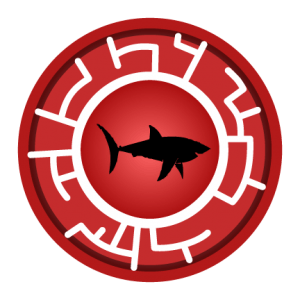 Red Shark Creature Power Disc