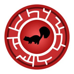 Red Skunk Creature Power Disc
