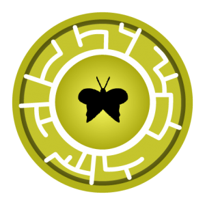 Yellow Butterfly Creature Power Disc