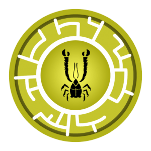 Yellow Crab Creature Power Disc