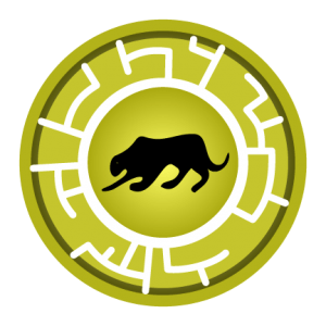 Yellow Leopard Creature Power Disc