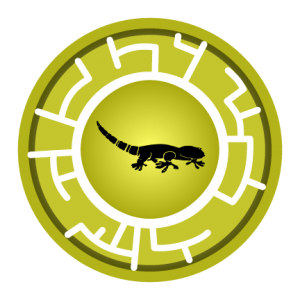 Yellow Lizard Creature Power Disc