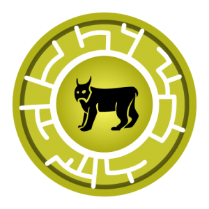 Yellow Lynx Creature Power Disc