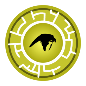 Yellow Peregrine Falcon Creature Power Disc