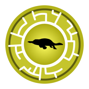 Yellow Platypus Creature Power Disc