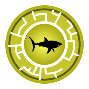 Yellow Shark Creature Power Disc