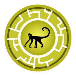 Yellow Spider Monkey Creature Power Disc